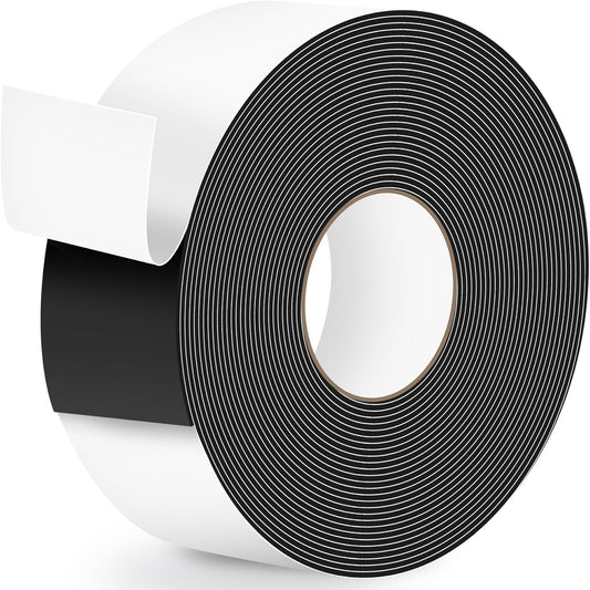 ToLanbbt Pond Liner Seam Tape, 3.15" x 32.8' Peel and Stick Seam Tape Self Adhesive Seaming Kit Double Sided Butyl Rubber Pond Liner Repair Patch Kit Waterproof for EPDM Roof Garden Cover Patch Repair