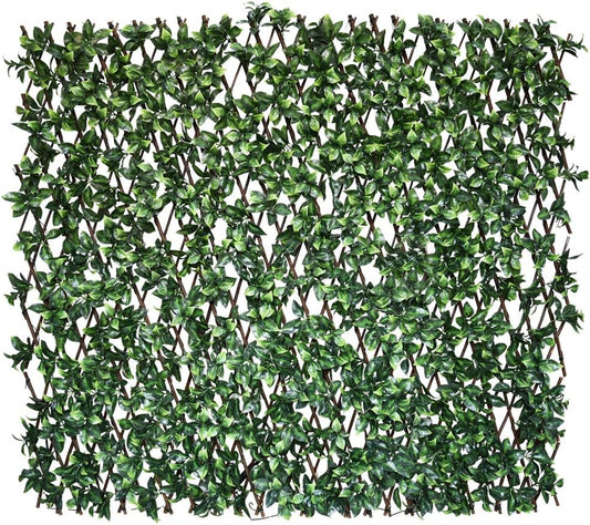 Expandable Fence Privacy Screen for Balcony Patio Outdoor,Decorative Faux Ivy Fencing Panel,Artificial Hedges (Single Sided Leaves)…7
