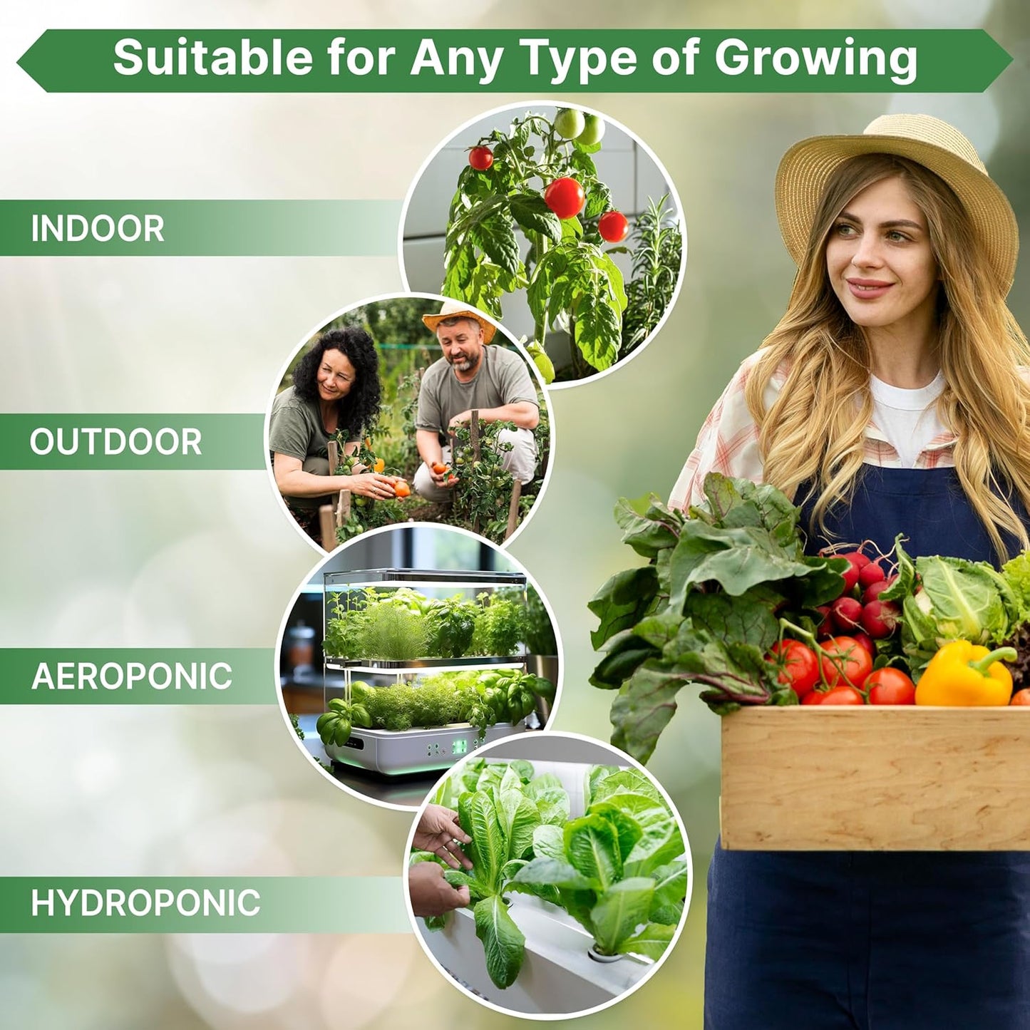 20 Vegetable Seeds Variety Pack - 12,465+ Non-GMO Heirloom Seeds for Planting Vegetables and Fruits in Individual Seed Packets, Home Garden Seed for Hydroponic, Indoor and Outdoors Gardening