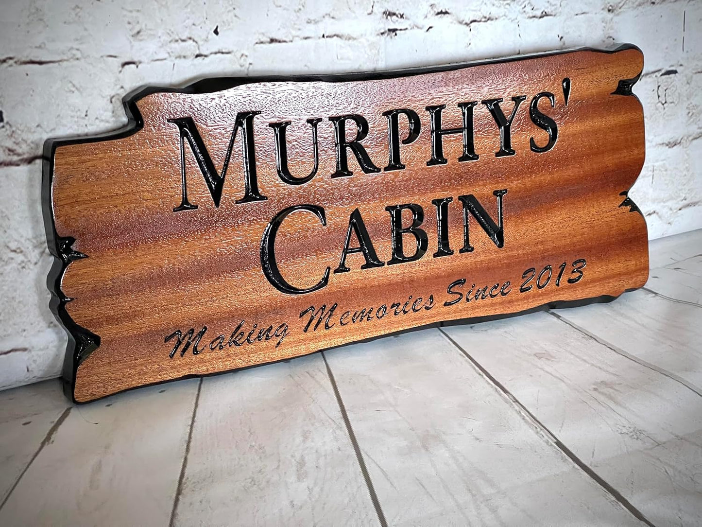 Custom Wooden Signs, Personalized Wood Signs, Custom Wood Signs, Personalized Cabin Signs, Outdoor Wooden Sign, Family Name Signs (Murphy Style)