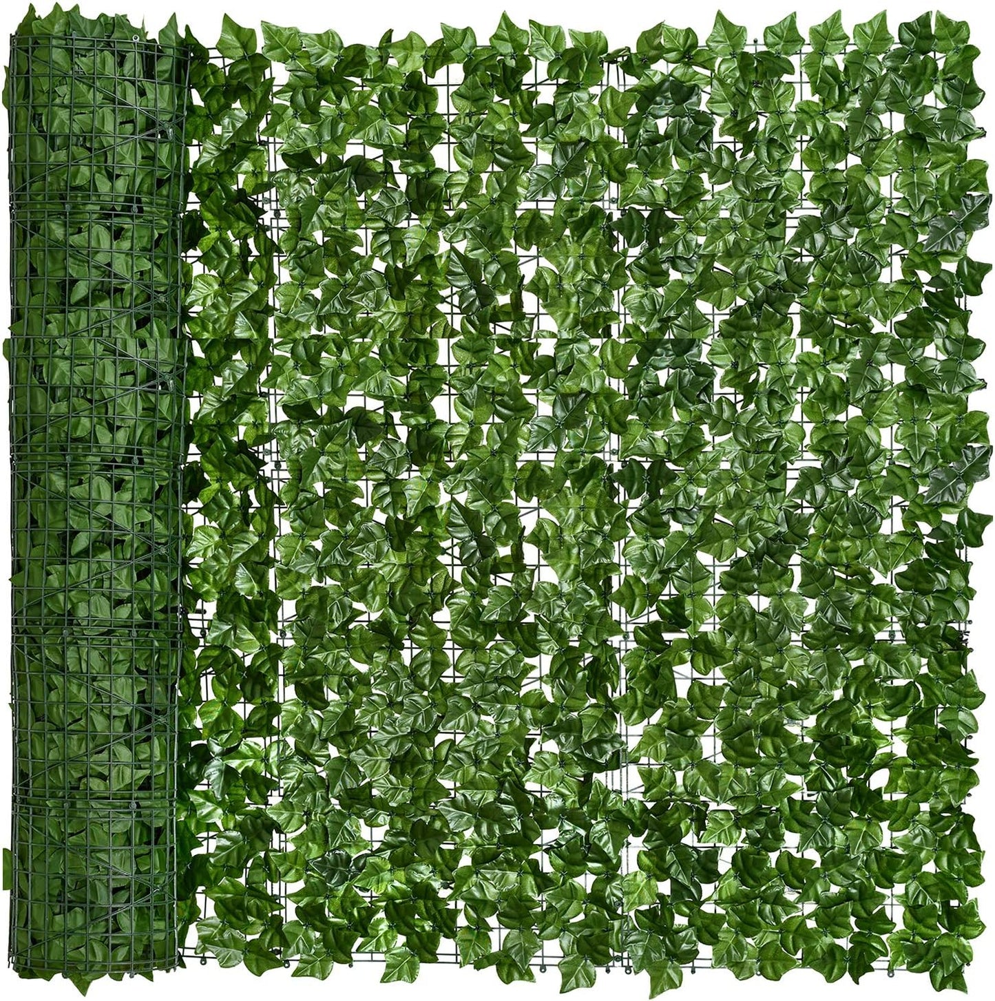 DearHouse Artificial Ivy Privacy Fence, 118x69in Artificial Hedges Fence and Faux Ivy Vine Leaf Decoration for Outdoor Garden Decor