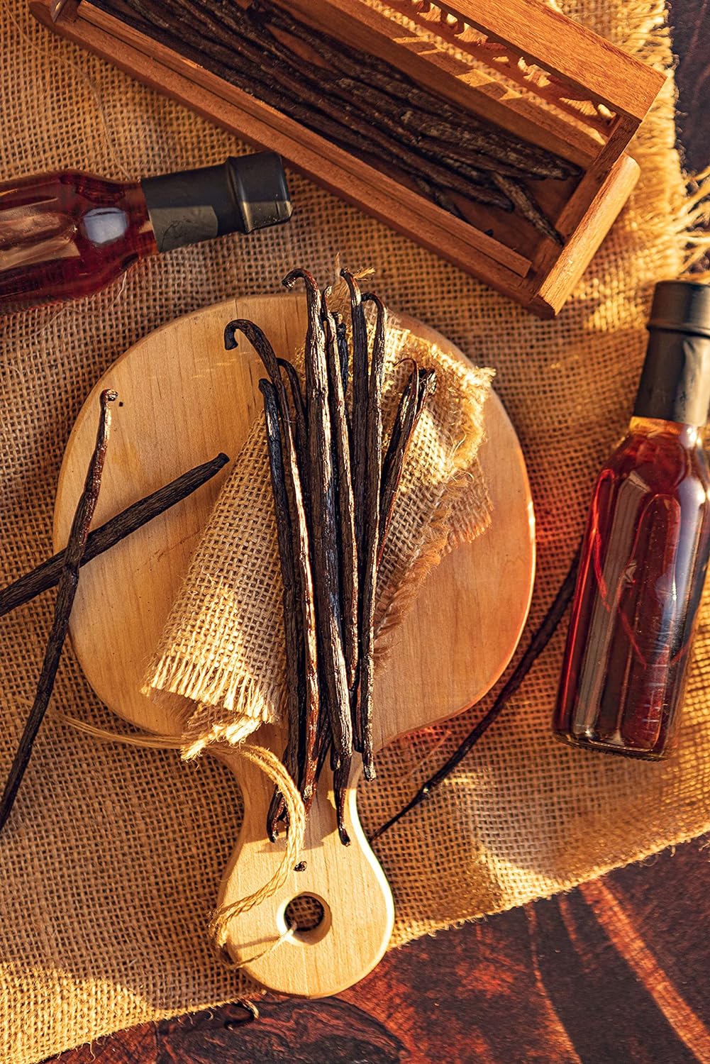 50 Organic Madagascar Vanilla Beans - Whole Extract Grade B Pods for Baking, Homemade Extract, Brewing, Coffee, Cooking