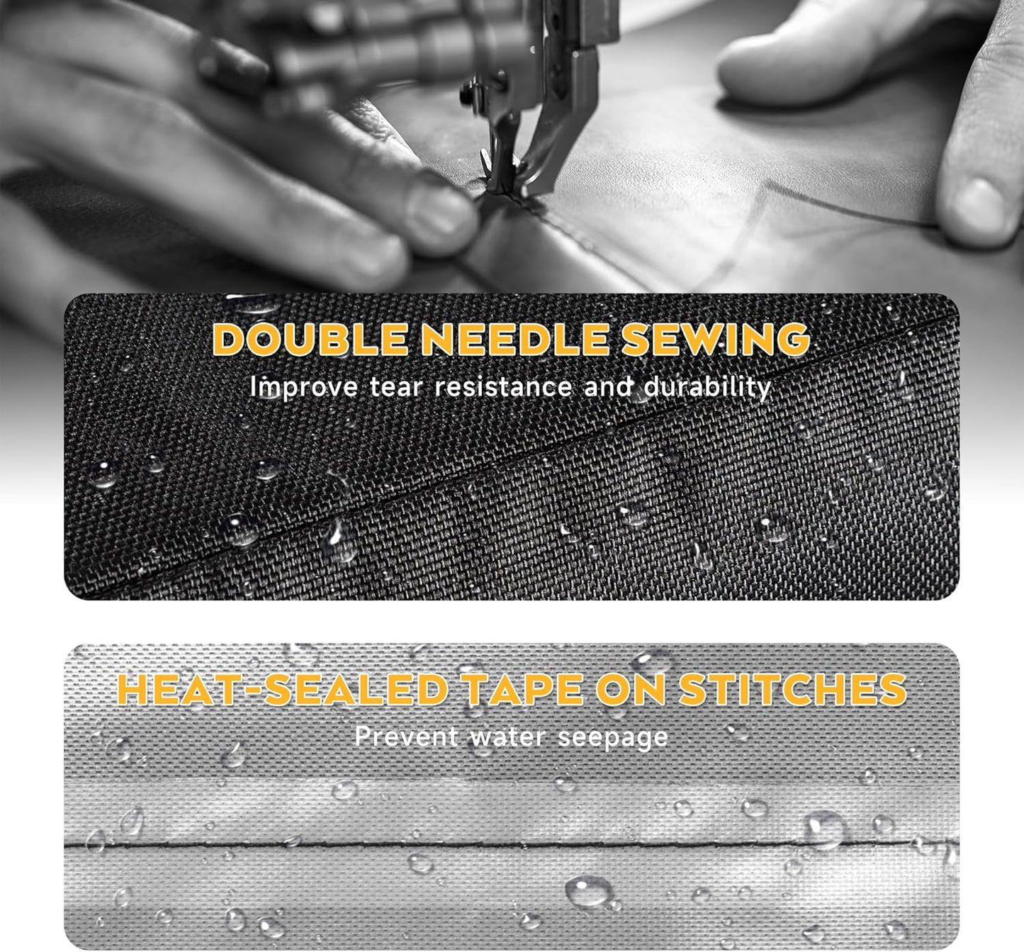 Grill Cover for GasOne 26 in Flat Top Gas Grill with 3 Burners, Heavy-Duty 600D Tabletop BBQ Cover for Gas One Portable Tabletop Griddle