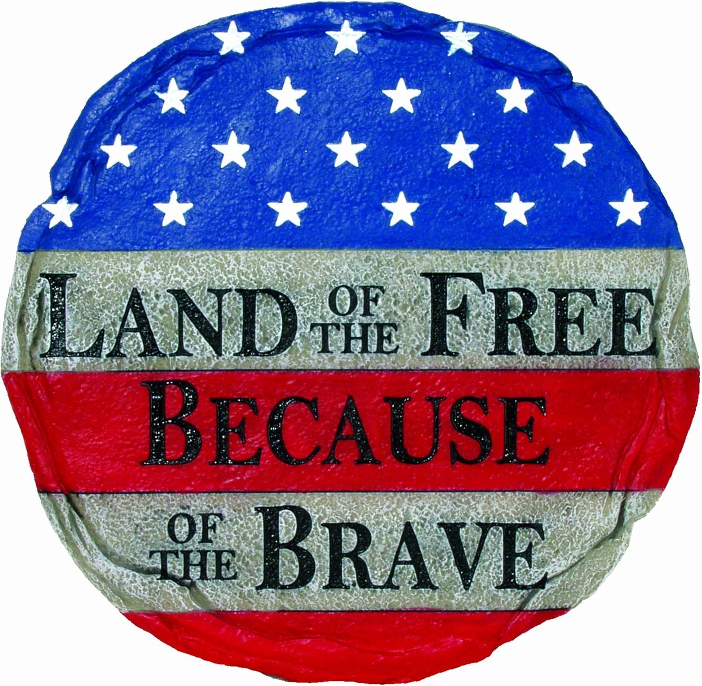 Spoontiques Land of The Free Stepping Stone, one size