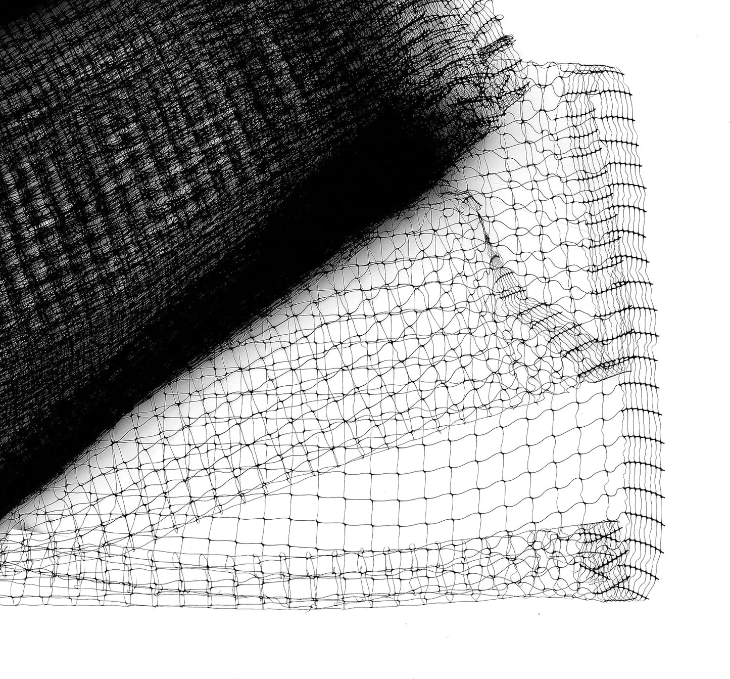 Bird B Gone Heavy Duty Garden Bird Netting - 14' x 200' Net Roll - UV-Stabilized Bird 3/4" Mesh for Garden Protection, Fruit Trees, Bushes, Plants - Anti Bird Netting Roll for Gardens & More - Black